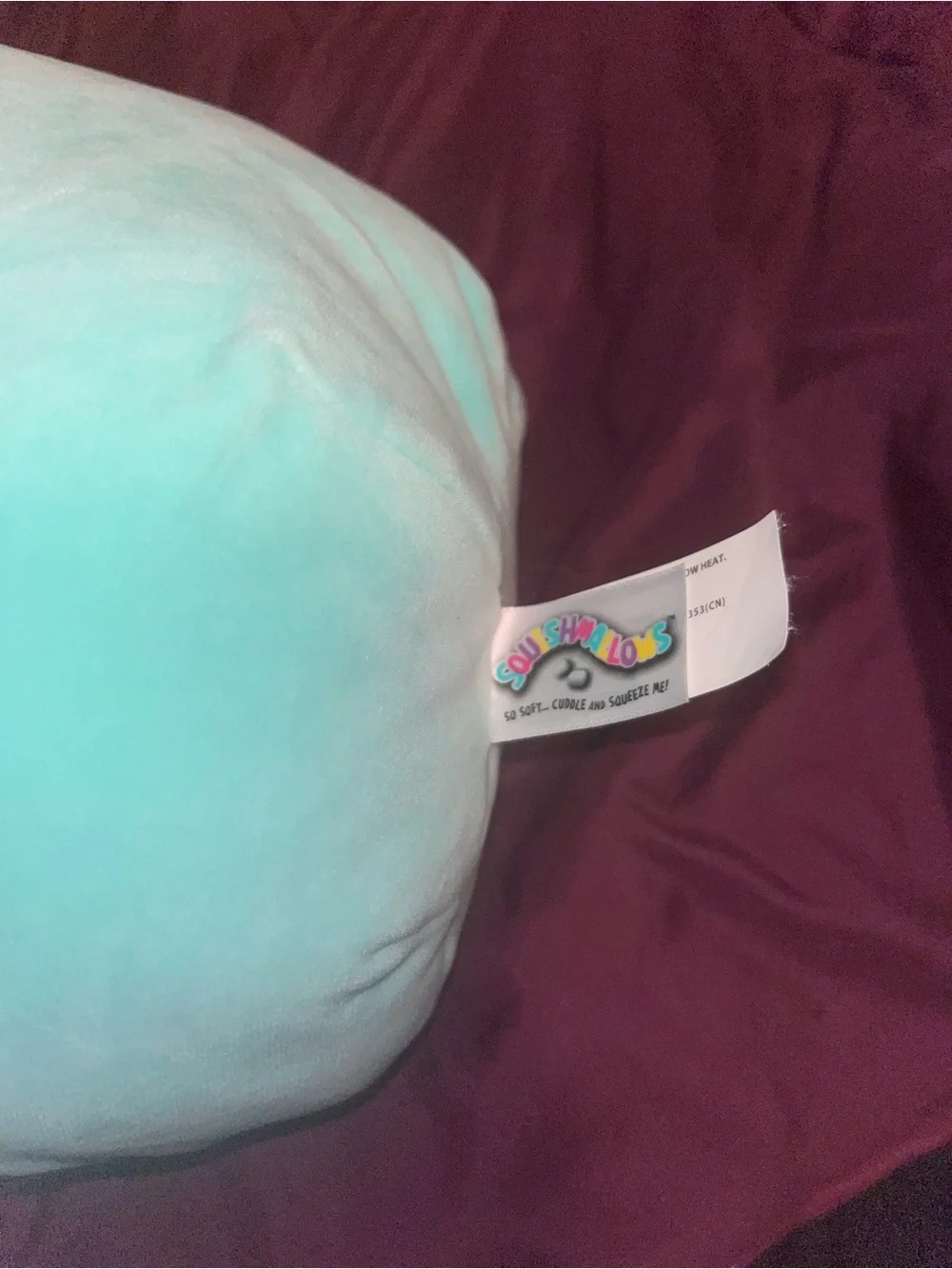 Squishmallows Plush Soft Toy - Aqua the valentine sloth 8 inch